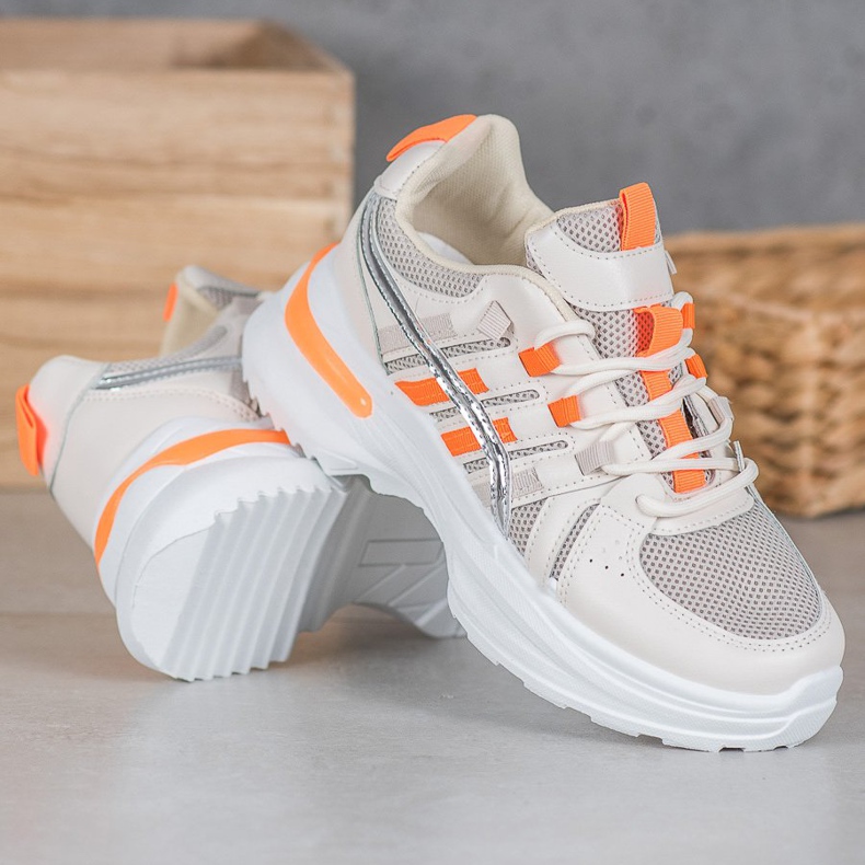 SHELOVET Pantofi sport la modă pe platformă multicolor 2