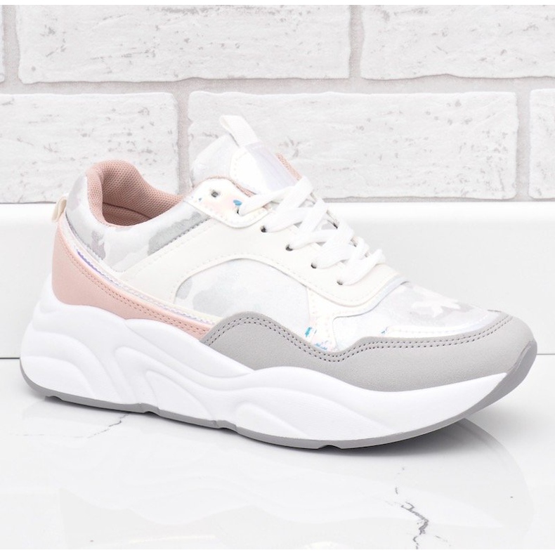 Încălțăminte de sport albă pentru femei C9218 1