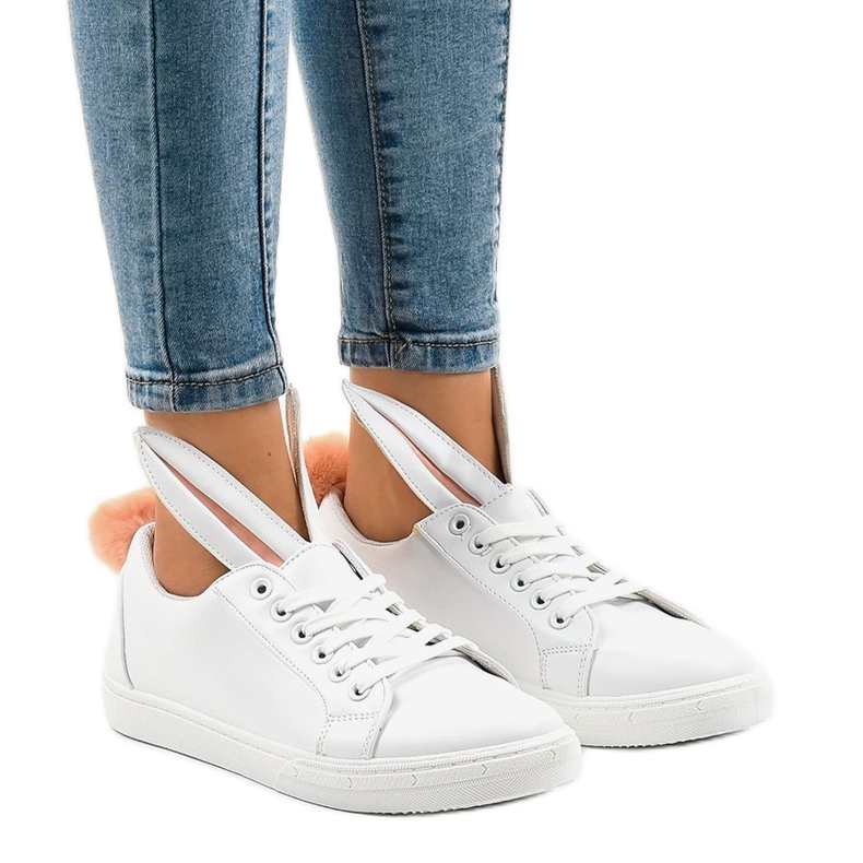 Adidași albi iepurași R110 1