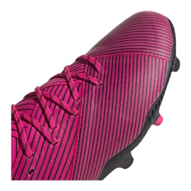 Ghete de fotbal Adidas Nemeziz 19.1 Fg Jr F99956 , roz violet 1