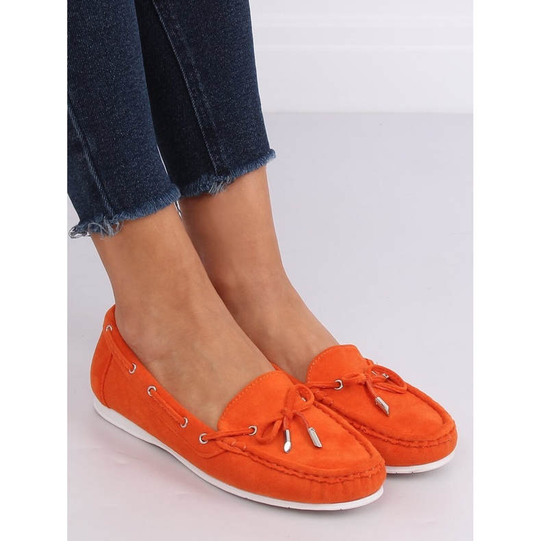 Mocasini dama portocalii RQ-1 Orange portocale 2