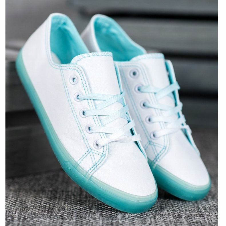 SHELOVET Adidași cu talpă albastră albastru 1