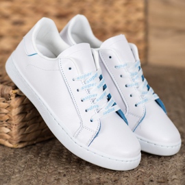 SHELOVET Pantofi sport super alb albastru 1