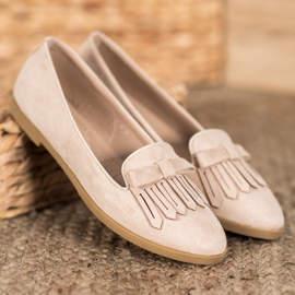 Coura Lordii clasici din piele de căprioară maro 1