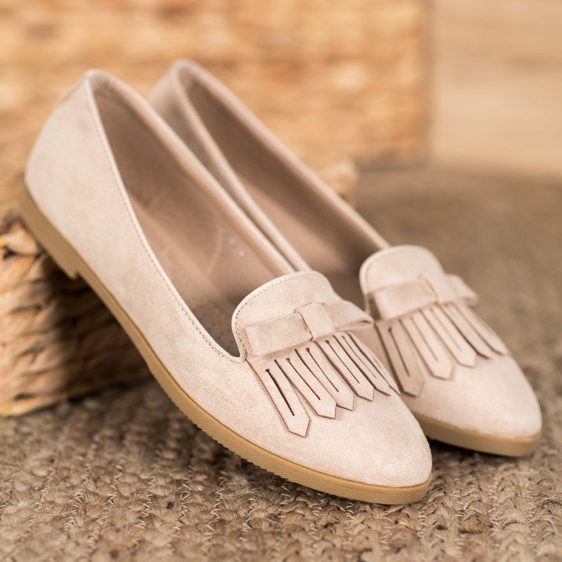 Coura Lordii clasici din piele de căprioară maro 1