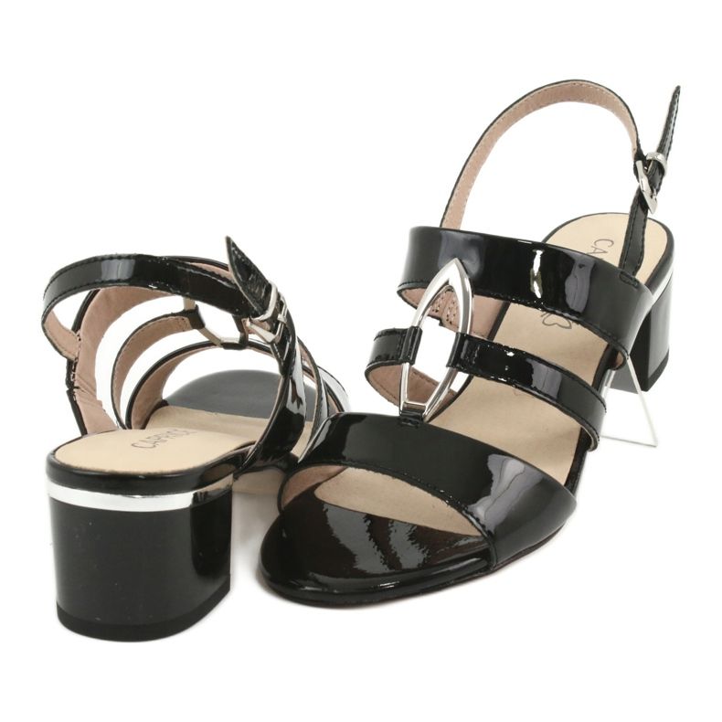 Sandale caprice pantofi de damă cu decor 28208 negru 4 Sandale caprice pantofi de damă cu decor 28208 negru 4