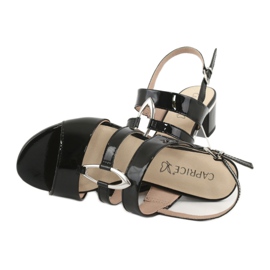 Sandale caprice pantofi de damă cu decor 28208 negru 5 Sandale caprice pantofi de damă cu decor 28208 negru 5