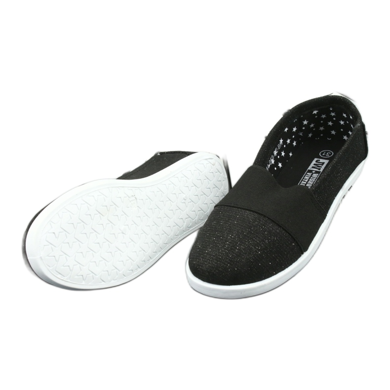 Wishot Adidași strălucitori de fete și sloppy 44-053 negru 4