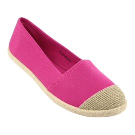 Wishot 32-130 espadrile balerine roz 1