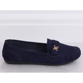 Mocasini dama bleumarin B2020 DK.BLUE albastru marin 2