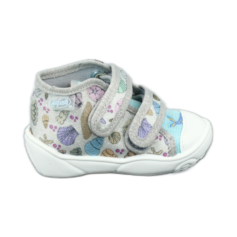 Pantofi pentru copii Befado portocalii 212P065 albastru gri multicolor 1