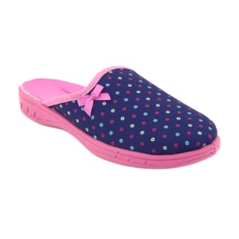 Pantofi pentru copii Befado colorate 707Y408 albastru marin roz 2