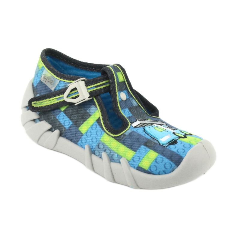 Încălțăminte pentru copii Befado 110P368 albastru gri verde 1
