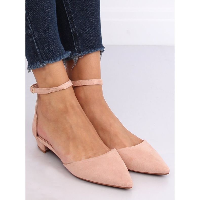 Balerini tăiate roz MM-795 Roz 1