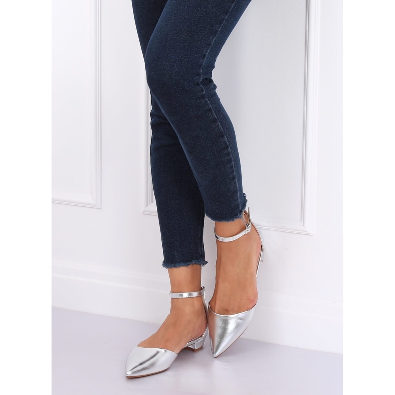 Balerini tăiate argint MM-795 Argint gri 1