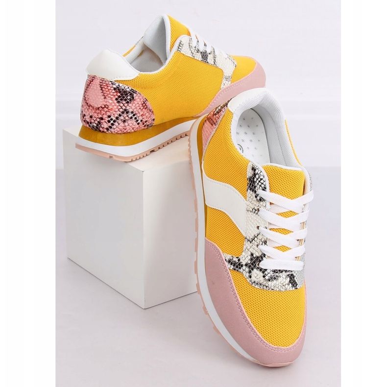 Încălțăminte sport de damă BL203 Galben multicolor 1