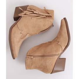 Cizme cowboy bej dama NC999 Bej 1