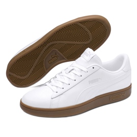 Puma Smash v2 LM 365215 13 pantofi albi 4