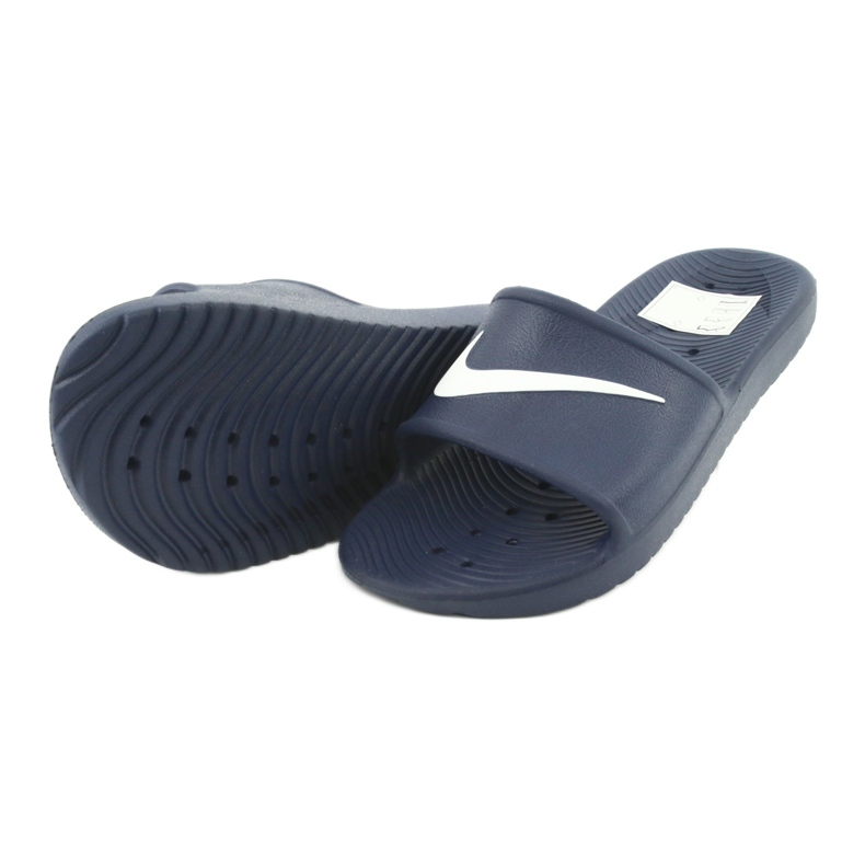 Nike Sportswear Kawa Shower M alb albastru marin 3