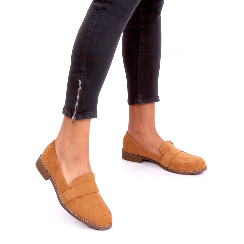 Mocasini de damă camel T366P Camel maro 1