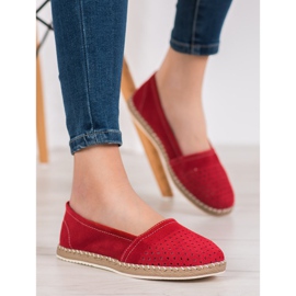Filippo Espadrile din piele roșie roșu 2 Filippo Espadrile din piele roșie roșu 2