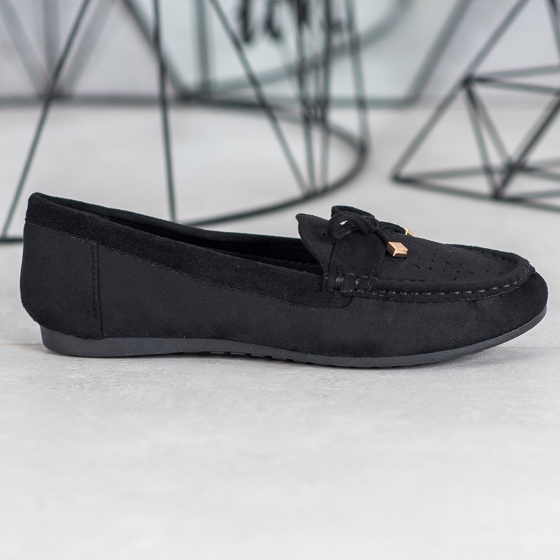 Cm Paris Mocasini cu arc negru 2