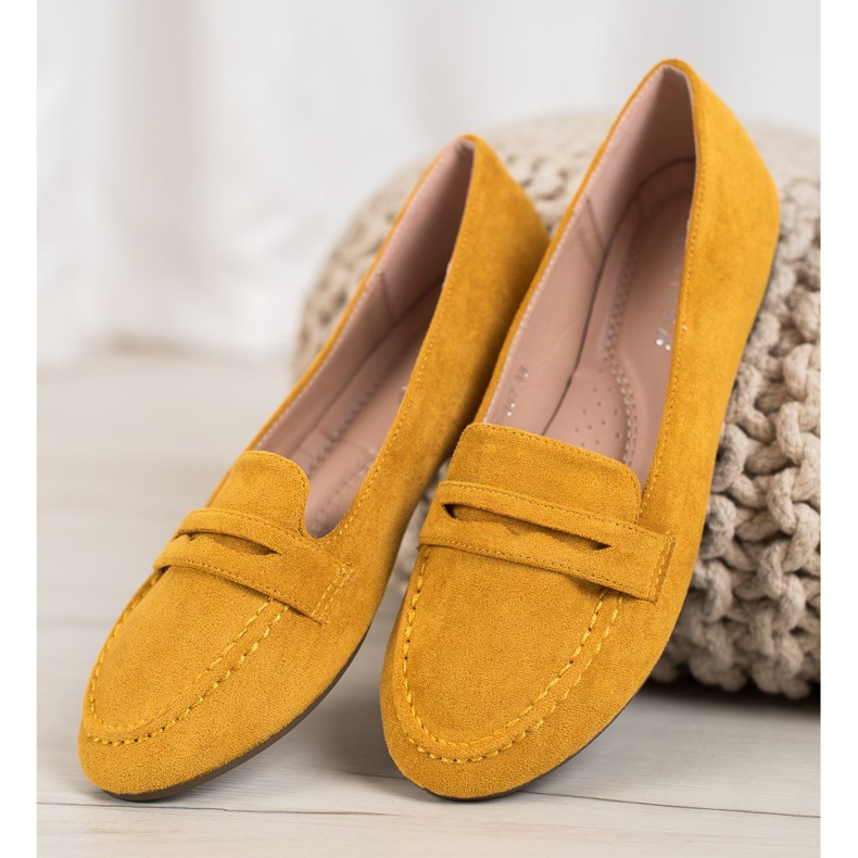 Anesia Paris Balerini elegante galben 2 Anesia Paris Balerini elegante galben 2