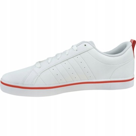 Pantofi Adidas Vs Pace M EE7840 alb negru roșu 1