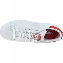 Pantofi Adidas Stan Smith M EF4334 alb roșu 2