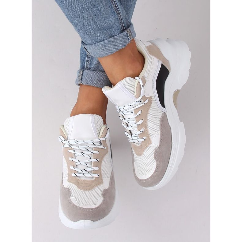 Încălțăminte sport pentru femei JD02P Alb bej negru violet roz 2