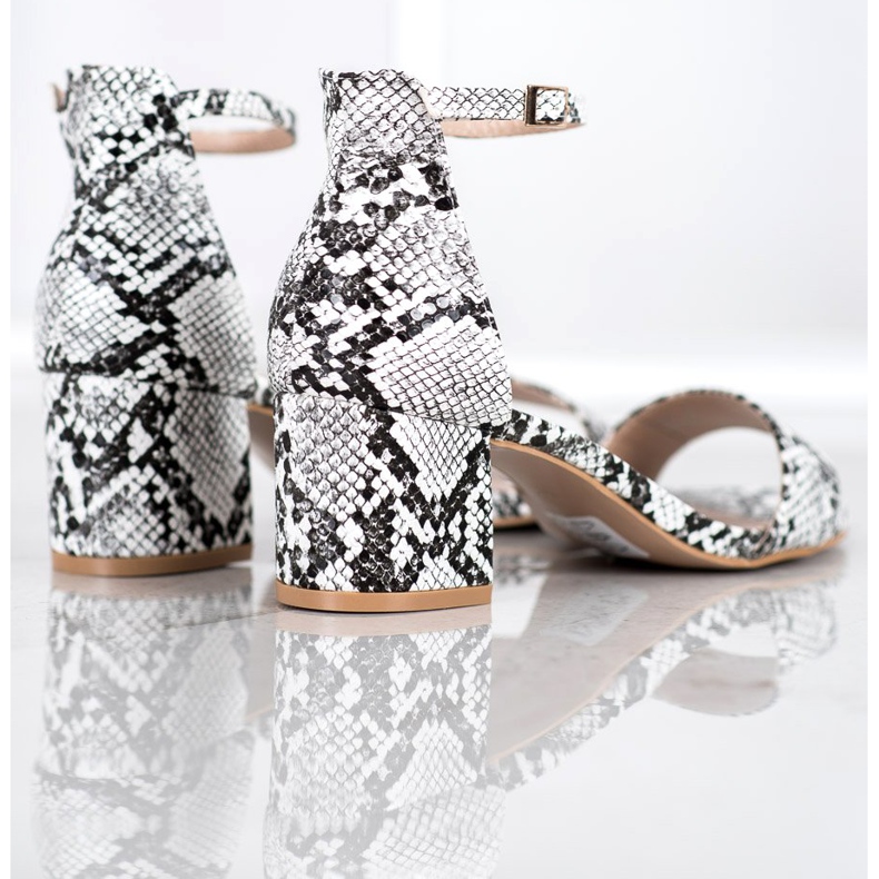 Seastar Sandale cu imprimeu șarpe multicolor 1