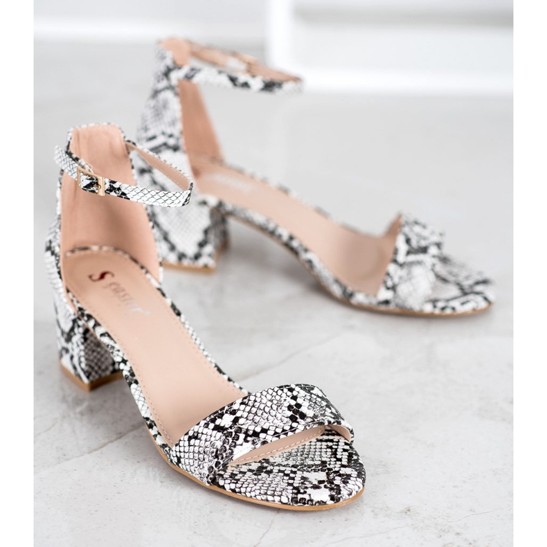 Seastar Sandale cu imprimeu șarpe multicolor 2