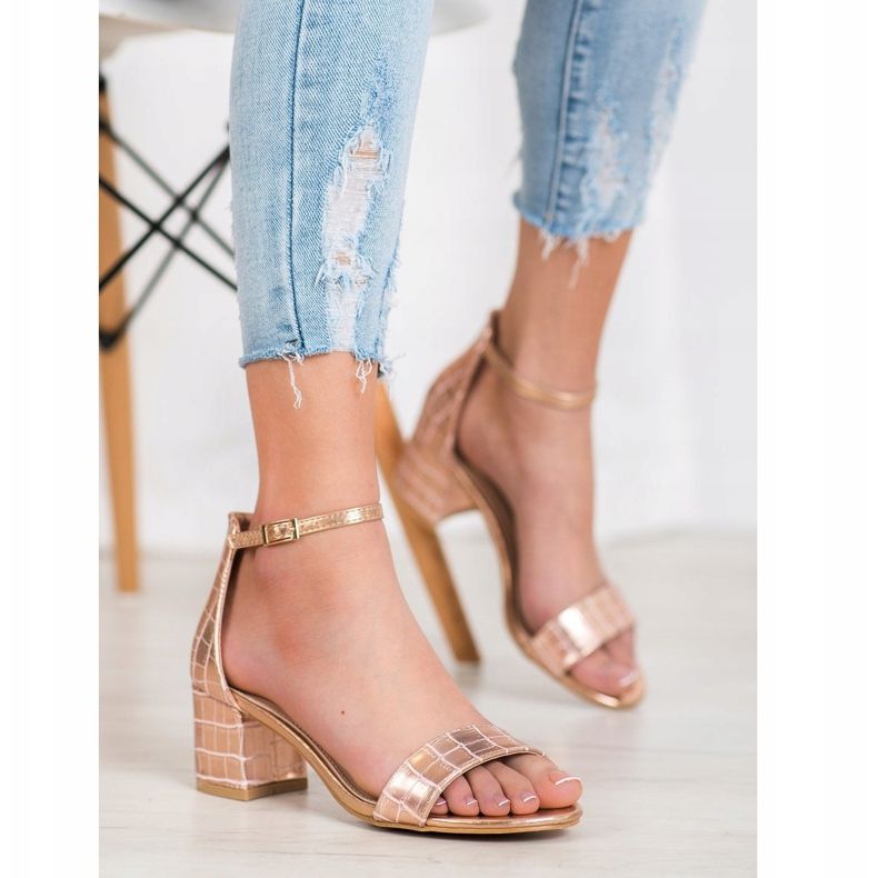 Seastar Sandale Cu Piele Eco roz 2 Seastar Sandale Cu Piele Eco roz 2