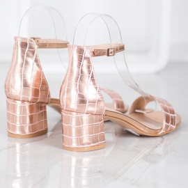 Seastar Sandale Cu Piele Eco roz 1 Seastar Sandale Cu Piele Eco roz 1