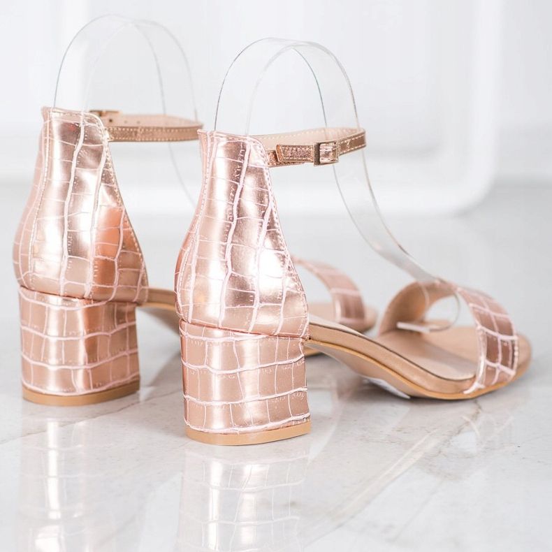 Seastar Sandale Cu Piele Eco roz 1 Seastar Sandale Cu Piele Eco roz 1