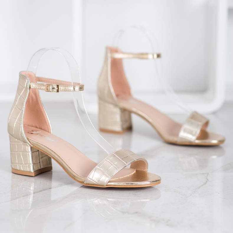 Seastar Sandale Cu Piele Eco de aur 1