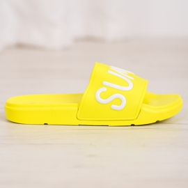 SHELOVET Papuci de cauciuc galben 2