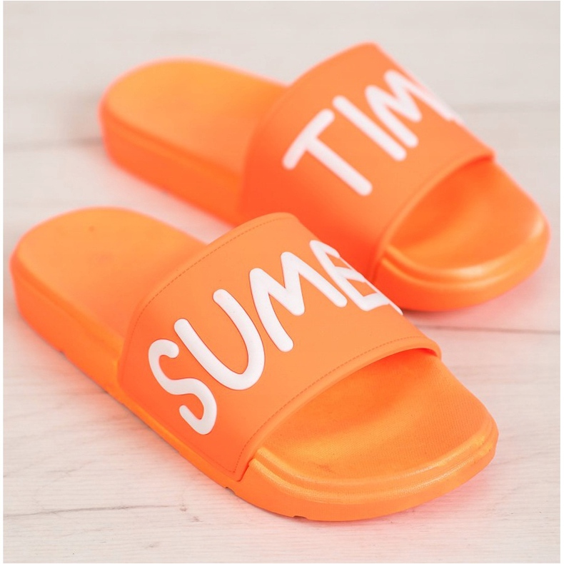 SHELOVET Papuci de cauciuc portocale 2