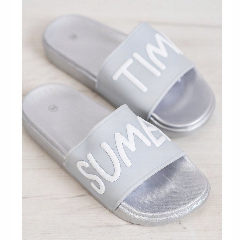 SHELOVET Papuci de cauciuc gri 1