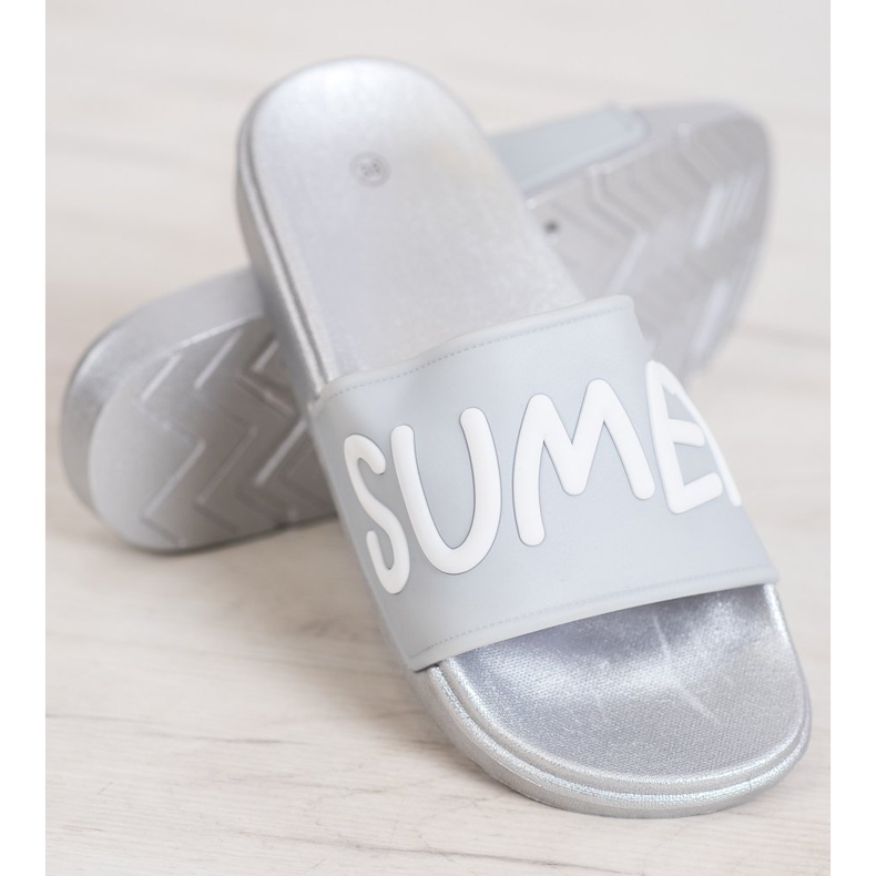 SHELOVET Papuci de cauciuc gri 2