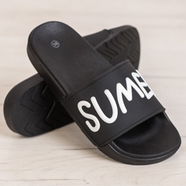 SHELOVET Papuci de cauciuc negru 1