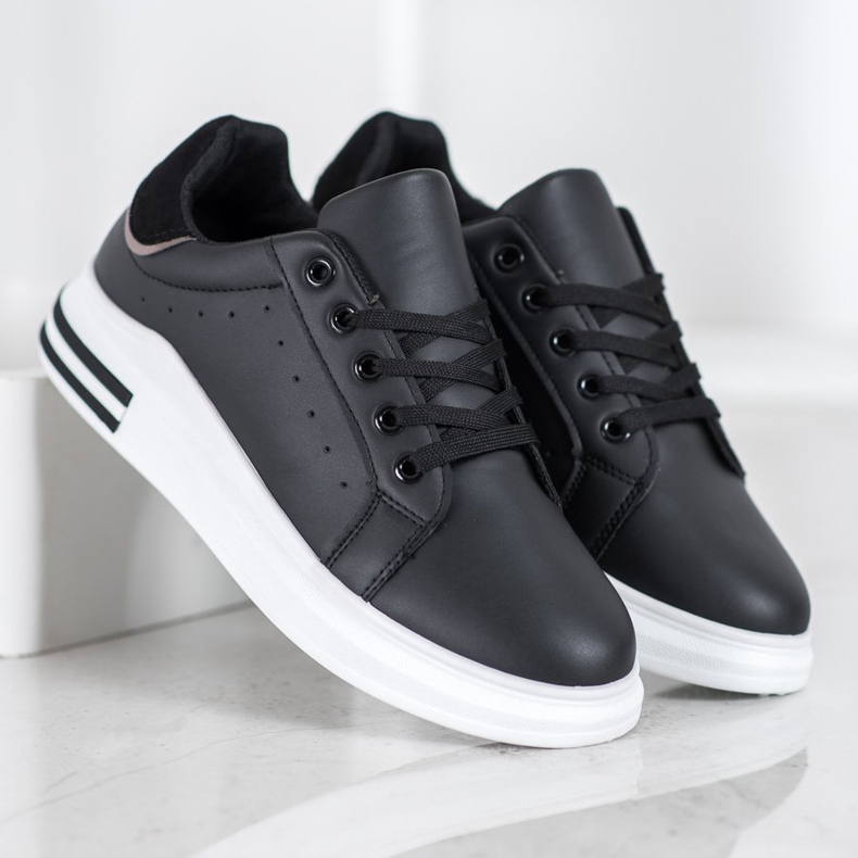 Diamantique Pantofi sport la modă negru 2