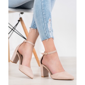 Seastar Pompe din piele de căprioară pe un stâlp maro 1