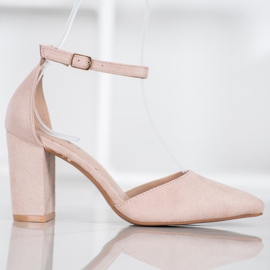 Seastar Pompe din piele de căprioară pe un stâlp maro 2