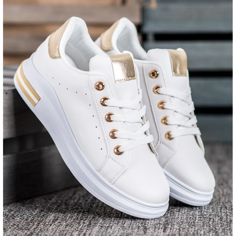 SHELOVET Pantofi sport la modă alb 2