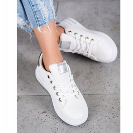 SHELOVET Pantofi sport la modă alb 2