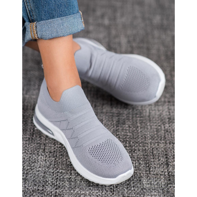 Diamantique Pantofi alunecați gri 1