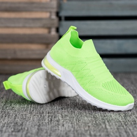 Diamantique Pantofi verzi alunecați verde 1