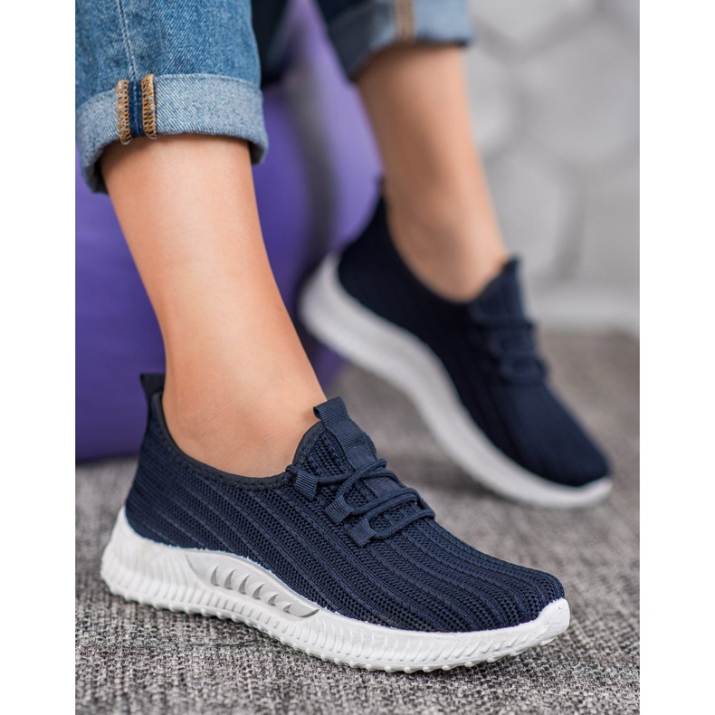 SHELOVET Pantofi sport textile albastru 1