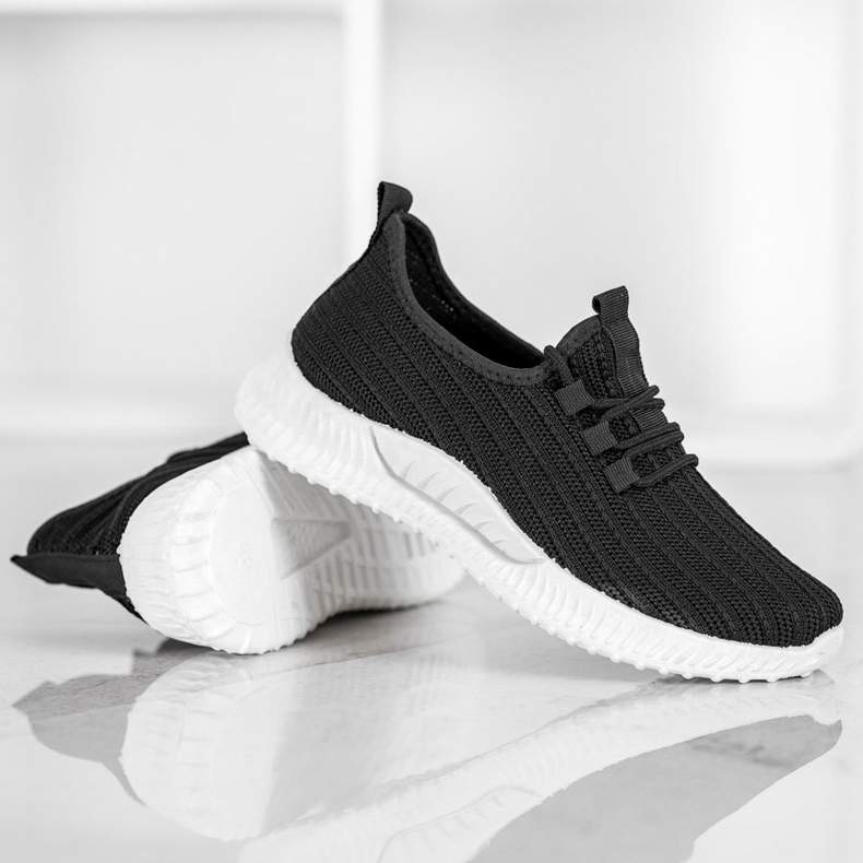 SHELOVET Pantofi sport textile negru 1